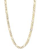 Italian Gold Figaro Link 22 Chain Necklace (3-3/8mm) In 14k Gold