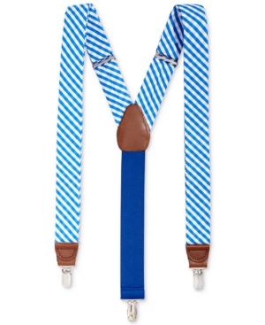 Club Room Men's Gingham Suspenders, Only At Macy's