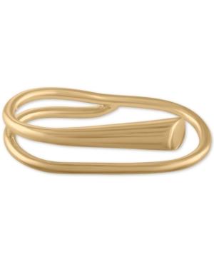Rachel Rachel Roy Gold-tone Two-finger Polished Ring