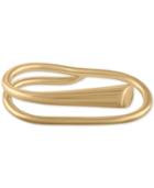 Rachel Rachel Roy Gold-tone Two-finger Polished Ring