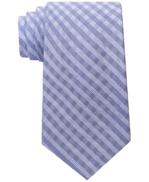Calvin Klein Men's Ridge Mini Check Tie