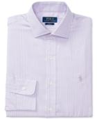 Polo Ralph Lauren Men's Slim-fit Stretch Lavender Stripe Shirt