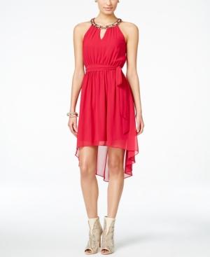 Thalia Sodi Embellished Halter High-low Dress, Only At Macy's