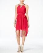 Thalia Sodi Embellished Halter High-low Dress, Only At Macy's