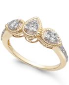 Diamond Rope-framed Engagement Ring (5/8 Ct. T.w.)