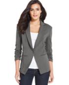 Style & Co. Solid-knit Fitted Blazer, Only At Macy's