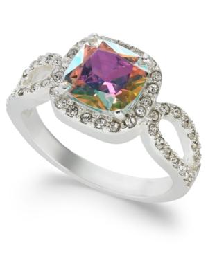 Charter Club Silver-tone Crystal & Pave Ring, Created For Macy's