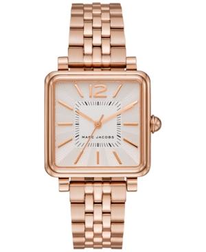 Marc Jacobs Women's Vic Rose Gold-tone Stainless Steel Bracelet Watch 30mm Mj3514