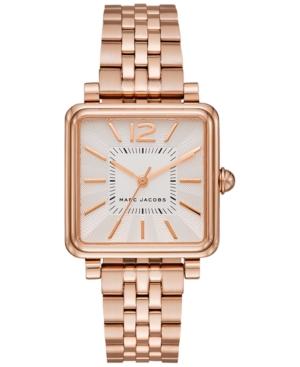 Marc Jacobs Women's Vic Rose Gold-tone Stainless Steel Bracelet Watch 30mm Mj3514