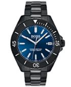 Boss Men's Ocean Edition Black Stainless Steel Bracelet Watch 42mm