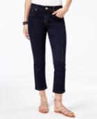 Inc International Concepts Petite Cropped Straight-leg Jeans, Only At Macy's