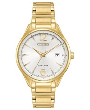 Citizen Eco-drive Women's Gold-tone Stainless Steel Bracelet Watch 36mm