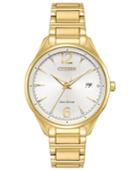 Citizen Eco-drive Women's Gold-tone Stainless Steel Bracelet Watch 36mm
