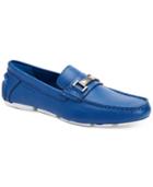 Calvin Klein Men's Magnus Tumbled Leather Driver Loafers With Bit Men's Shoes