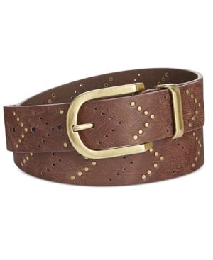 Style & Co. Chevron Stud Pant Belt, Only At Macy's