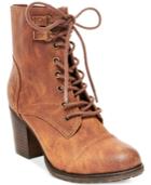 Madden Girl Wilmar Lace-up Hiker Booties Women's Shoes