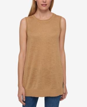 Tommy Hilfiger Sleeveless Contrast Top, Created For Macy's