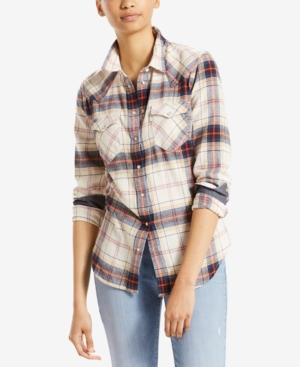 Levi's Cotton Vintage Plaid Western Shirt