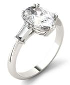 Moissanite Pear Engagement Ring (2-1/2 Ct. Tw.) In 14k White Gold