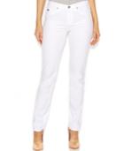 Ag Adriano Goldschmied Low-rise Skinny Jeans, White Wash