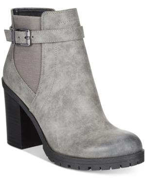 Circus By Sam Edelman Deacon Stacked Heel Ankle Booties Women's Shoes