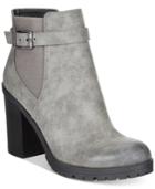 Circus By Sam Edelman Deacon Stacked Heel Ankle Booties Women's Shoes
