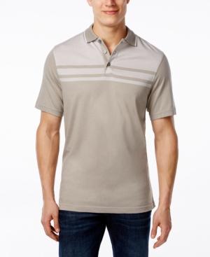Tasso Elba Men's Blocked Birdseye Polo Shirt, Classic Fit