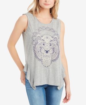 Jessica Simpson Juniors' Linnie Graphic Tank Top