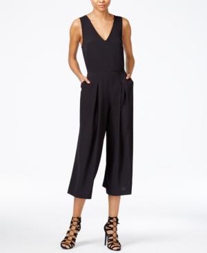 Kensie Cropped Wide-leg Jumpsuit