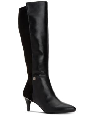 Alfani Women's Step 'n Flex Hakuu Wide-calf Dress Boots, Created For Macy's Women's Shoes