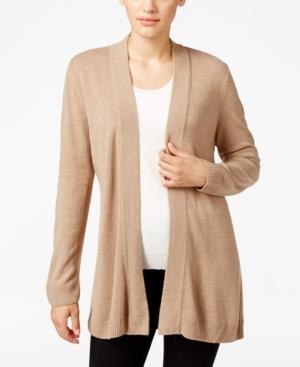 Karen Scott Luxsoft Open-front Cardigan, Only At Macy's
