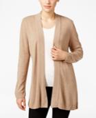 Karen Scott Luxsoft Open-front Cardigan, Only At Macy's