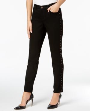 Style & Co Curvy-fit Embellished Skinny Jeans, Created For Macy's