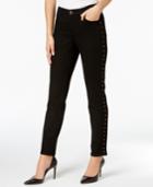 Style & Co Curvy-fit Embellished Skinny Jeans, Created For Macy's