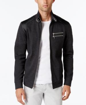 Inc International Concepts Men's Fire Knit Moto Jacket, Only At Macy's
