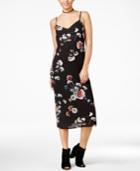 Material Girl Floral-print Midi Slip Dress, Only At Macy's
