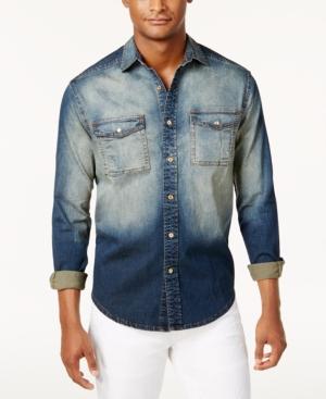Sean John Men's Defiance Wash Shirt