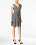 Inc International Concepts Petite Surplice A-line Dress, Only At Macy's