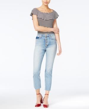 Joe's Jeans Debbie Cropped Button-fly Jeans