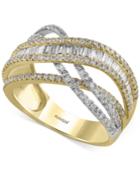 Duo By Effy Diamond Ring (1-3/8 Ct. T.w.) In 14k Gold And White Gold