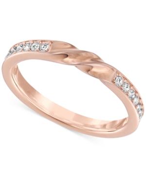 Swarovski Curly Gold-tone Crystal Ring