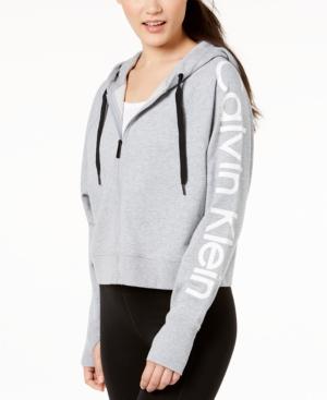 Calvin Klein Performance Zip Cropped Hoodie