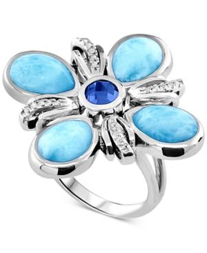 Marahlago Multi-stone Ring In Sterling Silver