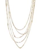 Kate Spade New York Gold-tone Crystal-embellished Multi-strand Layer Necklace