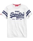 Superdry Men's Vintage Sport Graphic-print Logo T-shirt