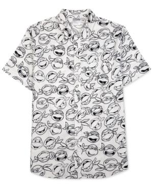 Jem Men's Ninja Turtles Graphic-print Short-sleeve Shirt