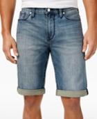 Guess Men's Slim-fit Binding Blue Shorts