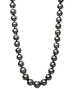 Belle De Mer Black Tahitian Cultured Pearl (11-13mm) Collar Necklace