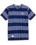 Lrg Men's Shipwreck Stripe Drop-tail Cotton T-shirt