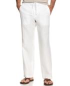 Tasso Elba Men's Linen Drawstring Pants, Created For Macy's